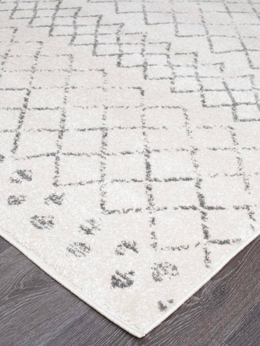 Oasis White Small Rug | FACTORY SECOND